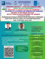 Workshop-cum-Training on Advanced Waste Valorization Technologies: Expert Talks, Practical Insights and Sustainable Applications 2026 Workshop Poster